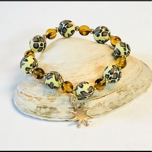 Polymer beads bracelet